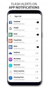 اسکرین شات برنامه Flash Alerts on Call & Alerts on App Notifications 2