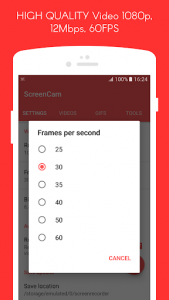 اسکرین شات برنامه Screen Recorder No Root: High Quality Clear Videos 6