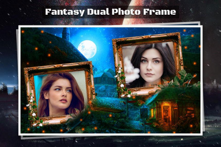 اسکرین شات 3 برنامه Fantasy Dual Photo Frames