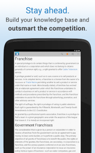 اسکرین شات برنامه Business Dictionary by Farlex 8