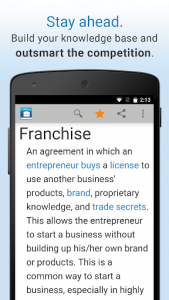 اسکرین شات برنامه Business Dictionary by Farlex 3