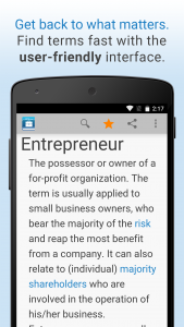 اسکرین شات برنامه Business Dictionary by Farlex 5