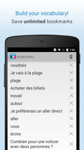 اسکرین شات 4 برنامه French Dictionary & Thesaurus