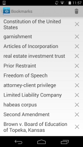 اسکرین شات 4 برنامه Legal Dictionary by Farlex