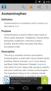 اسکرین شات برنامه Medical Dictionary by Farlex 1