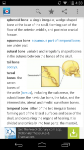 اسکرین شات برنامه Medical Dictionary by Farlex 3