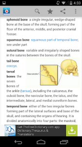 اسکرین شات برنامه Medical Dictionary by Farlex 3
