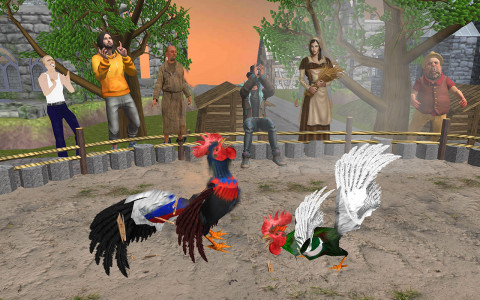 اسکرین شات بازی Farm Rooster Fighting Chicks 2 4