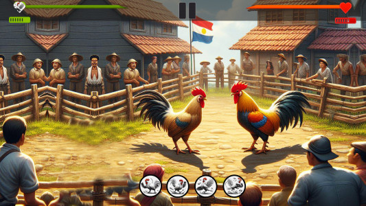 اسکرین شات بازی Farm Rooster Fighting Chicks 1 3