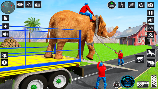 اسکرین شات بازی Farm Animals Transport Truck 8