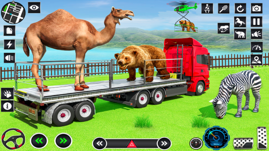 اسکرین شات بازی Farm Animals Transport Truck 7