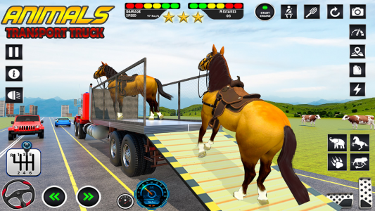 اسکرین شات بازی Farm Animals Transport Truck 1