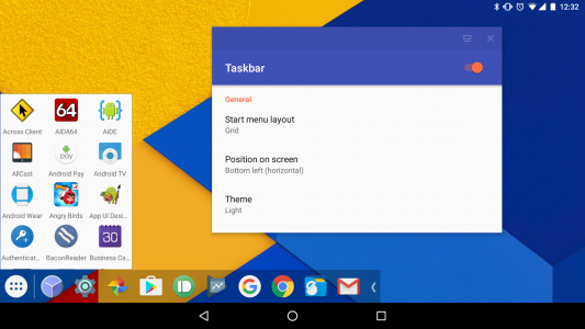 اسکرین شات برنامه Taskbar 2