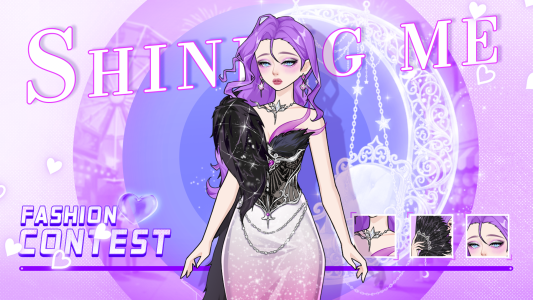 اسکرین شات 3 بازی Shining Me: Glow Idol Dress Up