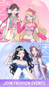 اسکرین شات 7 بازی Shining Me: Glow Idol Dress Up