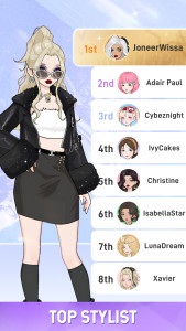 اسکرین شات 8 بازی Shining Me: Glow Idol Dress Up
