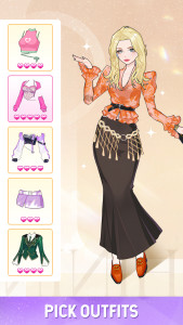 اسکرین شات 4 بازی Shining Me: Glow Idol Dress Up