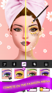 اسکرین شات بازی Fashion Battle - Makeup Game 1