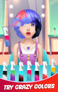 اسکرین شات بازی Fashion Girls Hair Salon Games 1