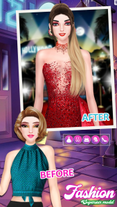 اسکرین شات بازی Fashion Stylist : Makeup Game 4