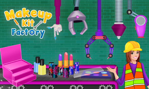 اسکرین شات بازی Makeup kit Factory-Girl Games 1