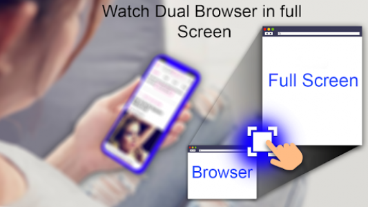 اسکرین شات برنامه Fast Dual Browser - Split Browser 5