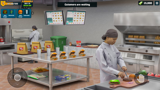 اسکرین شات 3 بازی Chef Simulator: Fast Food Game