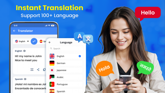 اسکرین شات 1 برنامه Go Translate All Languages