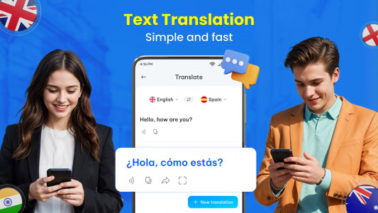 اسکرین شات 7 برنامه Go Translate All Languages