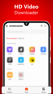 اسکرین شات برنامه All HD Video Downloader HD 1