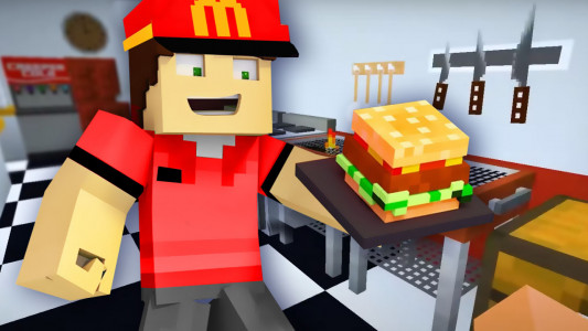 اسکرین شات برنامه Mod of McDonald's in Minecraft 3