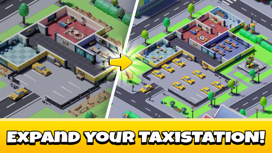 اسکرین شات بازی Idle Taxi Tycoon 1