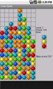 اسکرین شات 1 بازی Color Balls