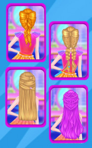 اسکرین شات برنامه Braided Hairstyles Salon - Hair Games 6