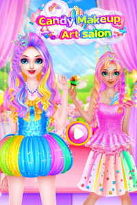 اسکرین شات 1 بازی Candy Makeup - Art Salon