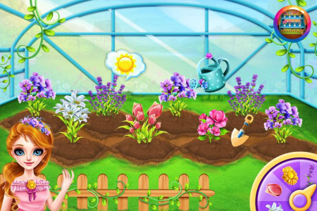 اسکرین شات 2 برنامه Flower Girl - Flower Growup