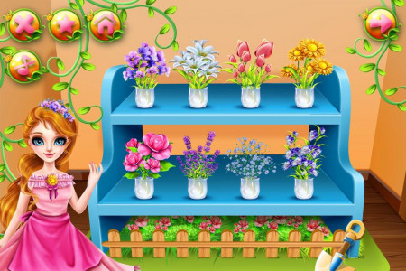 اسکرین شات برنامه Flower Girl - Flower Growup 4