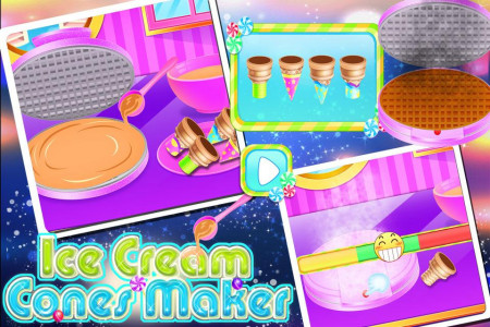 اسکرین شات برنامه Ice Cream Cones Maker 3