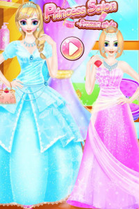 اسکرین شات بازی Princess Salon - Frozen Style 4