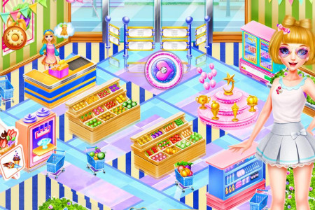 اسکرین شات 1 برنامه Supermarket Small Headed