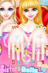 اسکرین شات برنامه Sisters Nail Salon & Make up 4
