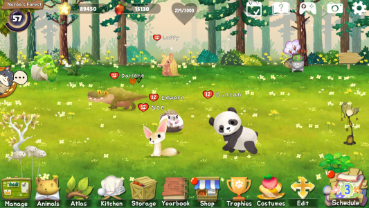 اسکرین شات بازی Animal Forest : Fuzzy Seasons 1
