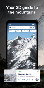 اسکرین شات برنامه FATMAP: Ski, Hike, Bike 1