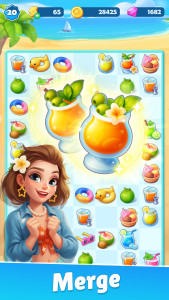 اسکرین شات 2 بازی Tasty Travels: Merge Game