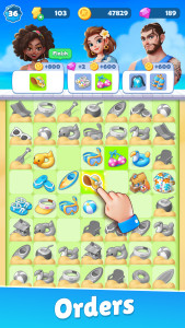 اسکرین شات 3 بازی Tasty Travels: Merge Game