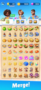 اسکرین شات 1 بازی Tasty Travels: Merge Game