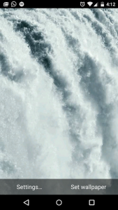 اسکرین شات برنامه Waterfall Live Wallpapers HD 8