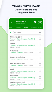 اسکرین شات برنامه Calorie Counter by fatsecret 3