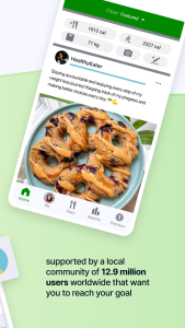 اسکرین شات 2 برنامه Calorie Counter by fatsecret