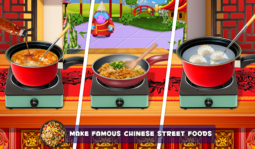 اسکرین شات بازی Authentic Chinese Street Food Maker! Cooking Foods 6